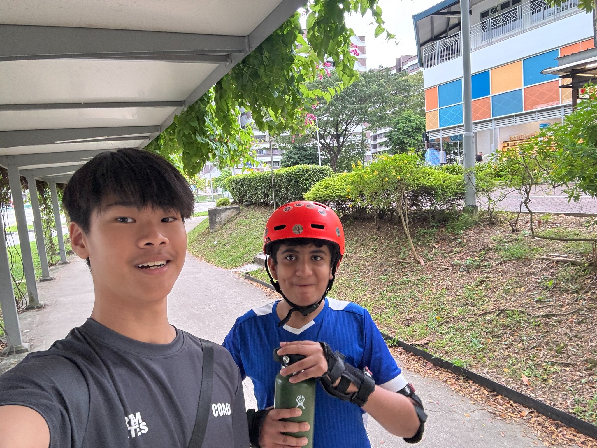 Coach with a student