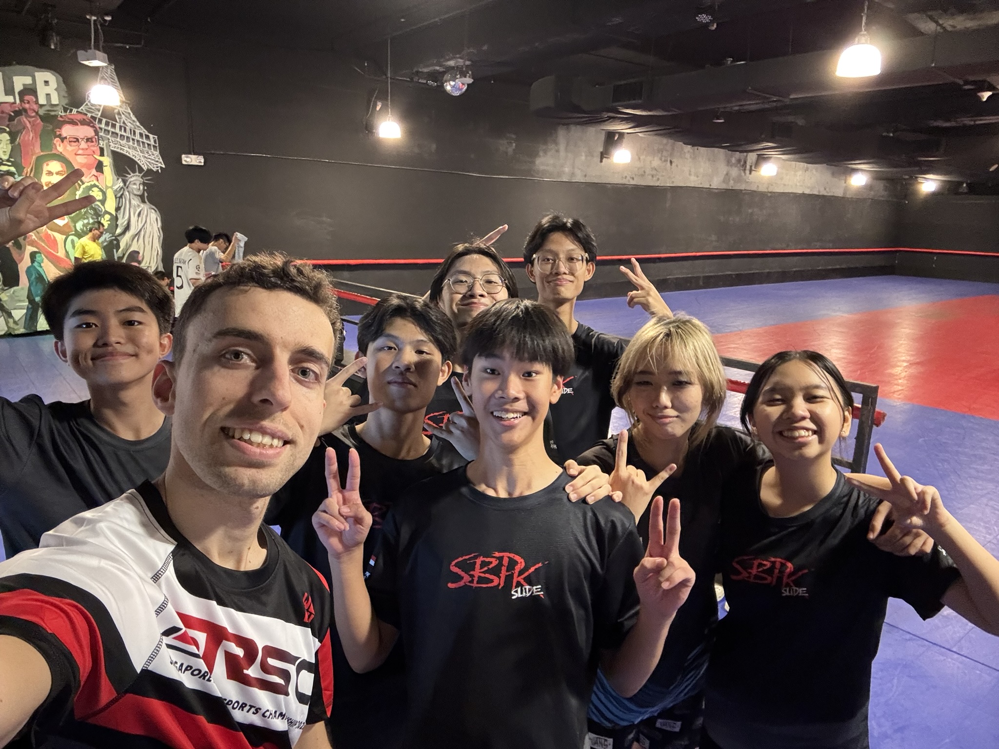 Skating community group photo